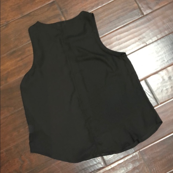 Black chiffon cami - Picture 2 of 5